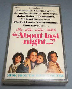 About Last Night Music from the Motion Picture Soundtrack 1986 Cassette - Bild 1 von 4