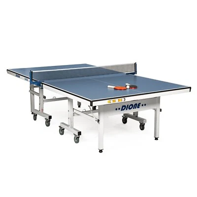 Dione Tischtennisplatte School Sport 600 kompakt Indoor Blau TT-Platte Rollbarer