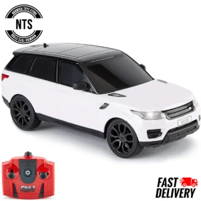 CMJ RC Range Rover Sport 1:24 Scale Remote Control Car LED Lights White Supercar - Image 1 of 4