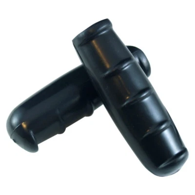 BIKE BLACK HANDLEBAR GRIPS GRIP UNIVERSAL MTB FIXIE CITY ROAD CYCLE VINTAGE PAIR - Image 1 of 3