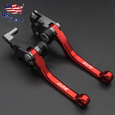 CNC Dirt Bike Brake Clutch Levers XR Logo For Honda CRF150R 2007-2020 2021 2022 - Image 1 of 4