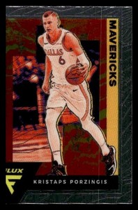 2020 Panini Flux  #38 Kristaps Porzingis Dallas Mavericks  Basketball card