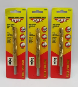 Taladro de acero de alta velocidad CPT 3/8" pulido completo 55960 - Imagen 1 de 2