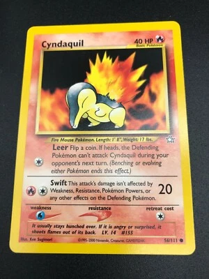 Cyndauil 56/111 Common Neo Genesis Unlimited Pokemon TCG Card WOTC NM 2000 - Image 1 of 2