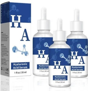 ABOTE 3 Pack Hyaluronic Acid Serum Moisturizing Face Anti-Wrinkle Anti-Aging - Picture 1 of 8