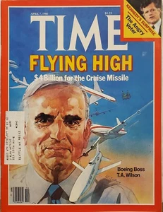 Time Magazine April 7, 1980 Flying High Boeing Boss T.A. Wilson Cruise Missile - Picture 1 of 1