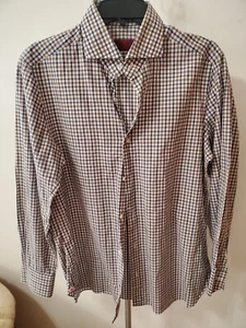 ISAIA button Up Shirt.size 16 - Picture 1 of 4