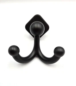 Franklin Messing Gainesville (1er-Pack) Badezimmer Handtuchhaken, Wandhalterung, mattschwarz - Bild 1 von 9