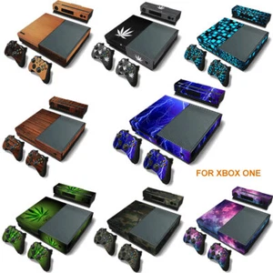 Vinyl Skin Decal Sticker for Microsoft Xbox One Console 2 Controller Set - Picture 1 of 20