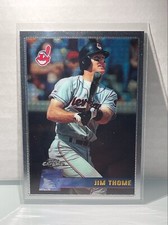 1996 Topps Chrome #100 JIM THOME Cleveland Indians