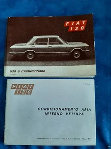 RARO FIAT 130 BERLINA 1970 +ALL. LIBRETTO USO E MANUTENZIONE MANUALE ( NO COUPE' - Foto 1 di 8