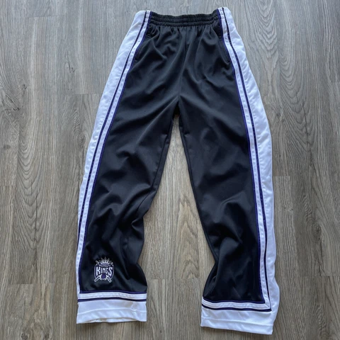 vintage NBA Sacramento Kings breakaway pants size youth XL Cover