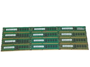 Kit of 12 Samsung Mixed Model 48GB (4GBx12) PC3(L)-10600R DDR3-1333 2Rx8 RAM - Picture 1 of 8