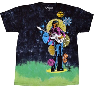 Camiseta para hombre Jimi Hendrix Shrooms psicodélica clásica rock pequeña ala 11977 - Imagen 1 de 3