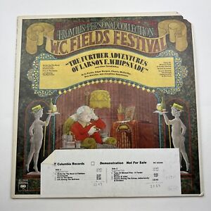 W.C. FIELDS FESTIVAL FROM HIS PERSONAL COLLECTION  VINYL RECORD LP 1974 PROMO
