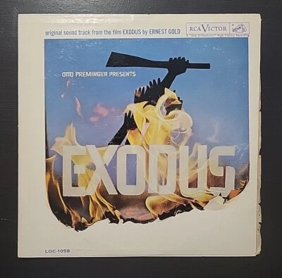 EXODUS Original Movie Soundtrack 1960 VINYL LP RCA LSO1058 Ernest Gold STEREO - Image 1 of 4