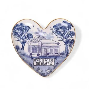 La La Land - Heart Shaped Trinket Tray Pieces Of Poetry - Picture 1 of 1