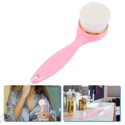 Face Washing Cleansing Brush Tool Handhold Manual Facial Brush for Woman - Image 1 of 4