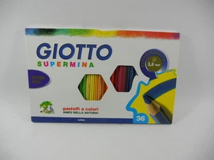 PASTELLI GIOTTO SUPERMINA CONFEZIONE DA 36 PASTELLI SCATOLA - Picture 1 of 1