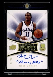 2008-09 Exquisita Colección Inscripciones Mike Conley “Money Mike” Automático/50 RARO - Imagen 1 de 2