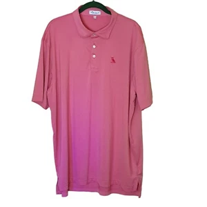 Peter Millar Summer Comfort Polo Shirt Mens XL Pink Short Sleeves Good Condition - Picture 1 of 14