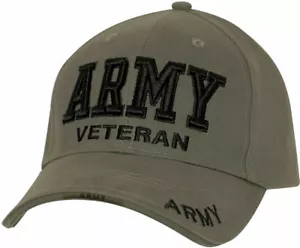 VENTA DEL EJÉRCITO EE. UU.rmy Veterano Gorra Militar OD Sombrero Bajo Perfil Rothco 3946 - Imagen 1 de 3