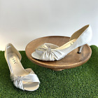 Core Collection Womens Shoes Heels Silver Wedding Bride Prom Formal Uk Size 5