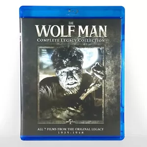 The Wolf Man: Complete 7 Film Legacy Coll (4-Disc Blu-ray, 1935-1948) Like New ! - Picture 1 of 5