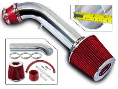 94-95 Honda Passport 3.2 V6 SOHC Short Ram Air Intake Kit +RED Filter - Image 1 of 2