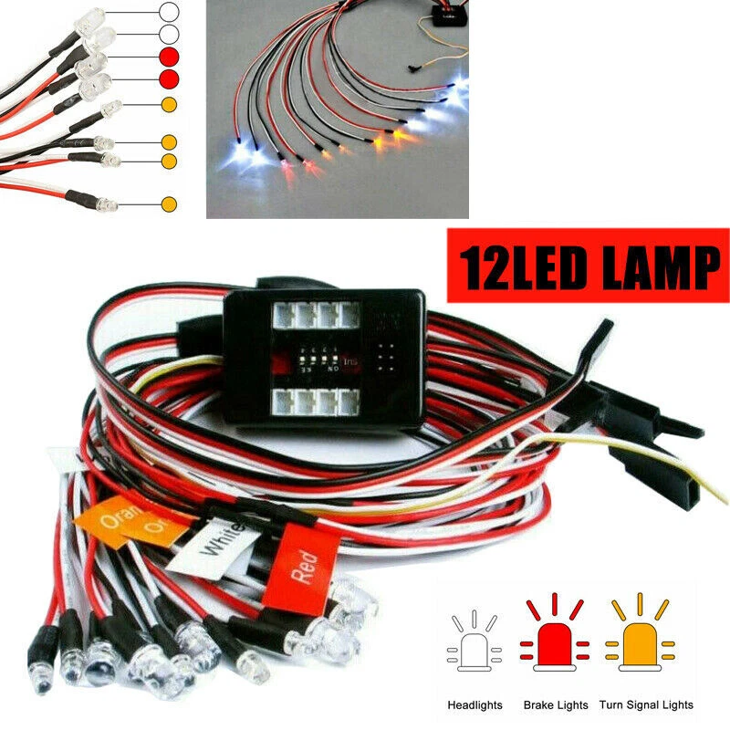 VGEBY RC LED-Scheinwerfer-Set, 22 Mm Weißes Dachlicht Für 1/10 RC Crawler – Universal Zubehör