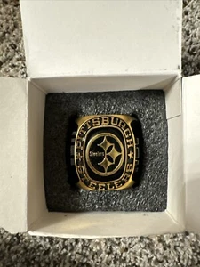 Vintage Official NFL Paperweight Pittsburgh Steelers Ring - Picture 1 of 4