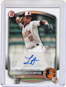 Luis Almeyda 2025 Bowman Paper Auto #BPA-LA Baltimore Orioles - Picture 1 of 2