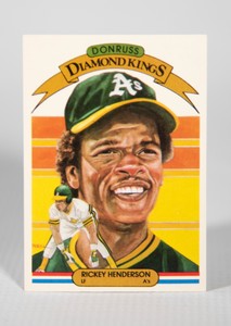 1983 Donruss Kings #11 Rickey Henderson Mint Oakland Athletics Pristine