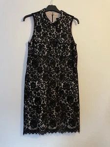 NEW J Crew Black Lace Shift Dress Size UK 8 BNWT - Picture 1 of 14