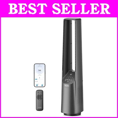 Elegante ventilador de torre sin aspas de 40" - Control inteligente de aplicaciones y susurro silencioso para cualquier habitación Foto 1 de 4