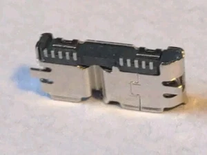 MICRO-B FEMALE , Micro USB 3.0 B Type Female Socket DIP2 10pin USB Connector - Afbeelding 1 van 4