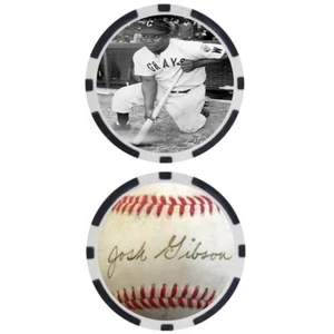 Josh Gibson SIGNED Baseball Legends Poker Chip - Picture 1 of 2