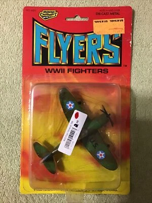 Avión diecast Road Champs Flyers 1988 de colección Segunda Guerra Mundial P-47D Thunderbolt Fighter Foto 1 de 4