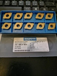 10 pcs WOHLHAUPTERreplaceable insert F397 08MN149 WHC35 HC-P35/M30 XOMT160508 - Picture 1 of 3