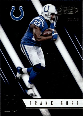 2016 Panini Absolute - #9 Frank Gore Colts - Image 1 of 2