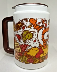 1996 Whirley Walt Disney World Fall Travel Coca Cola Mug Cup Pooh & Tigger - Picture 1 of 20