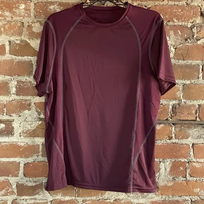 Holloway Women’s T Shirt Burgundy Activewear Dry Excel Short Sleeve XL - Image 1 of 4