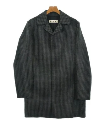 Abrigo Hombre Marni Negro Gris Cuadros Usado Talla 44 (S) Foto 1 de 4