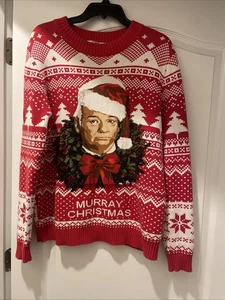 "Murray Christmas" Ugly Christmas Sweater Unisex Official Netflix Rare - Bild 1 von 6