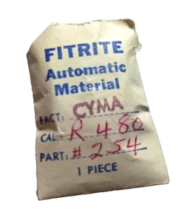Cyma Tavannes 480 485 OSCILLATING WT AXLE, OLD STYLE watch part #3947/1496 - Picture 1 of 1