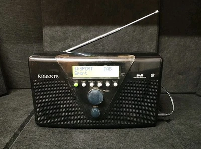 Roberts Duologic DAB/FM RDS Radio Black TESTED  - Image 1 of 4