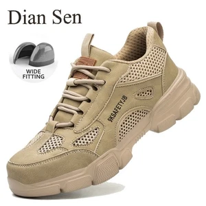 Mens Best Steel Toe Work Boots Safety Shoes Trail Running Shoes Outdoor Slip - Picture 1 of 26