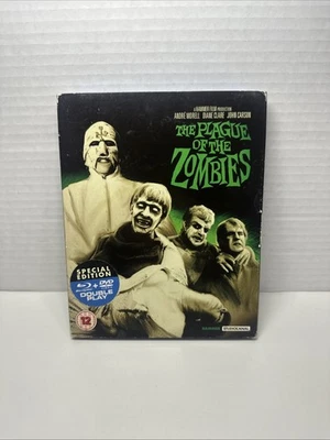 Plague of the Zombies (Blu-Ray + DVD w/Slipcover Hammer Films Region B) OOP - Image 1 of 4