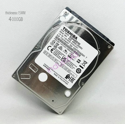 Brand new MQ04ABB400 Toshiba 4tb 2.5" notebook hard drive, thickness 15mm - Image 1 of 4