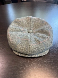 Alan Paine Rutland Tweed Cap Lichen Waterproof Country Hunting Shooting sz UK S - Picture 1 of 5